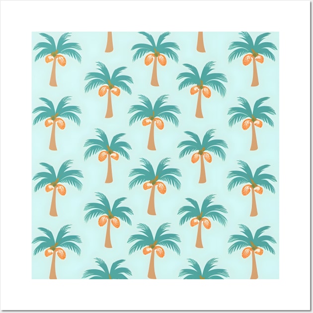 Relax coconut tree Wall Art by StudioThink